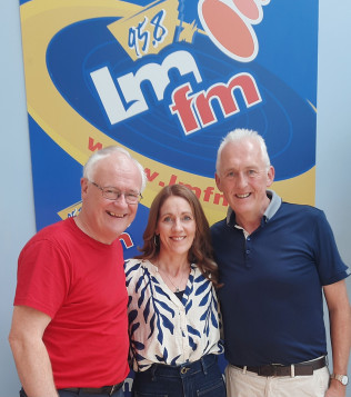 Chatting to Gerry Kelly on LMFM Radio